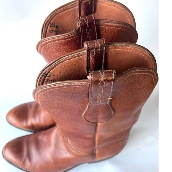 Lucchese 107611- 80606 Western Boot Mens 9EE - Vintage - Picture 5 of 11